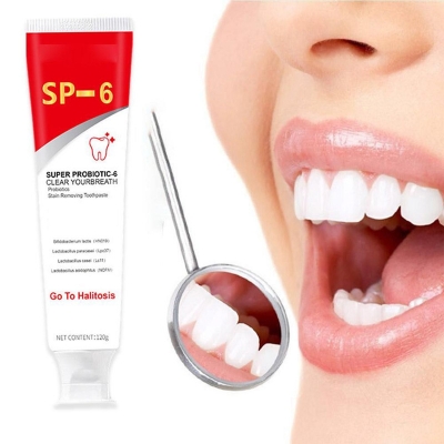 Picture of SP-6 Probiotice Bright White Toothpaste 120ml - White