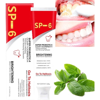 Picture of SP-6 Probiotice Bright White Toothpaste 120ml - White