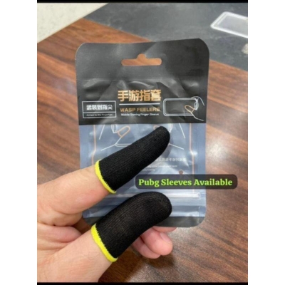 Picture of Finger sleeves PUBG & FREE FIRE gaming gloves 2 packet (4pcs) - Black