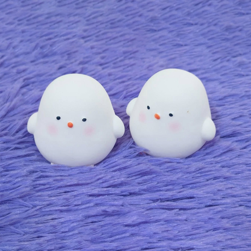 Picture of Cute Chick Silicone LED Night Lamp - White