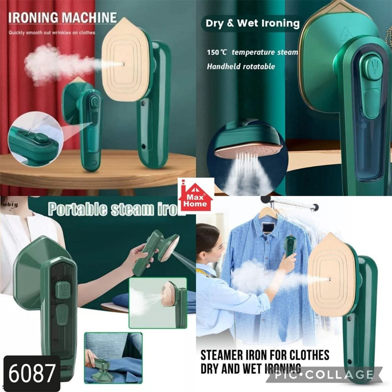 Picture of Mini Electric Handheld Steamer Iron Machine - Deep green