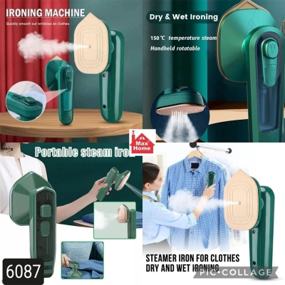 Picture of Mini Electric Handheld Steamer Iron Machine - Deep green