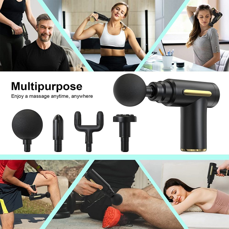 Picture of Mini Rechargeable Deep Tissue Therapy Massager SL-720 - Black