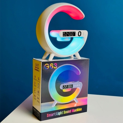 Picture of G63 smart light sound machine, a multifunctional device that combines several features into one - White