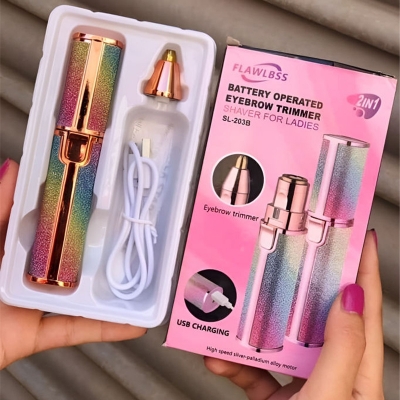 Picture of Blawless HX-203B 2 in 1 Eyebrow trimmer & Shaver For Ladies - Purple