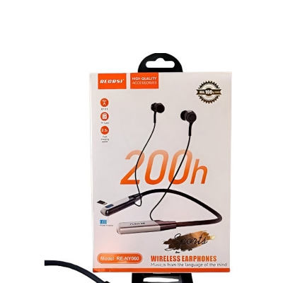 Picture of Recrsi RE-NY060 Wireless Neckband - Black