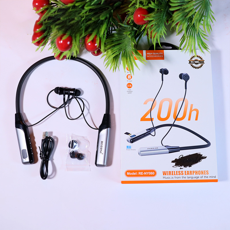 Picture of Recrsi RE-NY060 Wireless Neckband - Black
