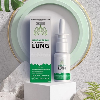 Picture of OnNature Organic Herbal Lung Cleanseg Repair Nasal spray - White