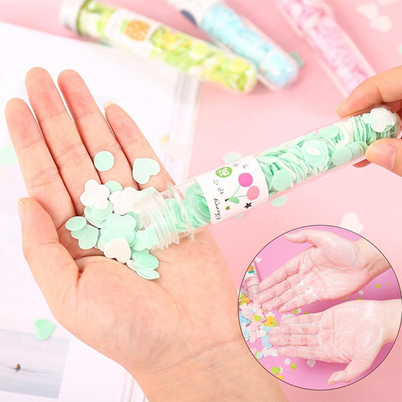 Picture of Bottle of disposable paper Soap for travel and hand washing