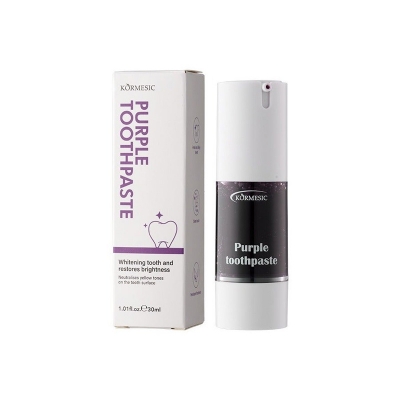 Picture of KORMESIC Priveate Label Whitening Purple Toothpaste 30ml Fresh Breath