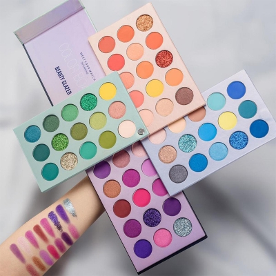 Picture of BEAUTY GLAZED 4 in 1 colour board Eyeshadow palette Long Lasting 60 Colours