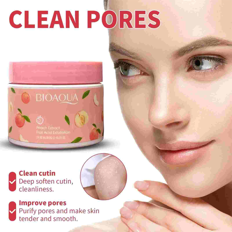 Picture of BIUAQUA PEACE EXTRACT FRUIT ACID EXFOLIATING FACE GEL-140G - Pink