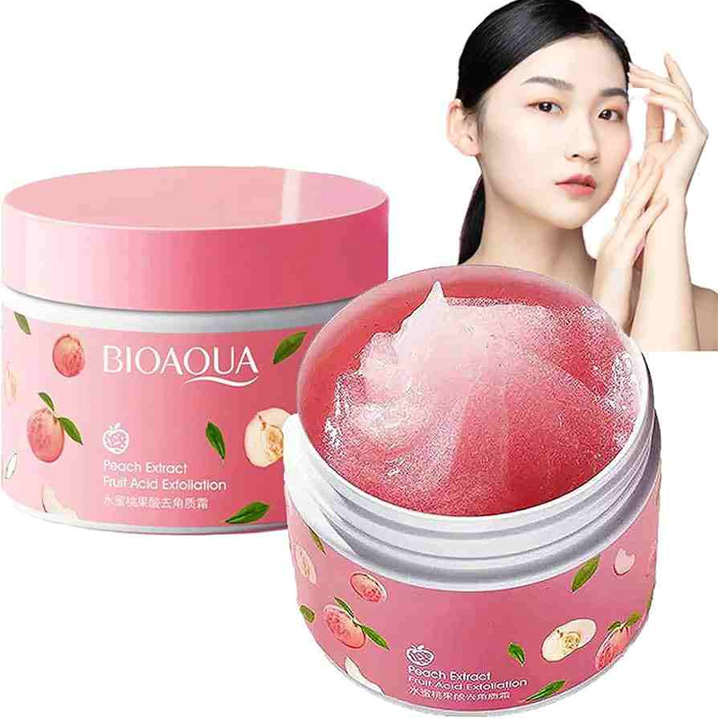Picture of BIUAQUA PEACE EXTRACT FRUIT ACID EXFOLIATING FACE GEL-140G - Pink