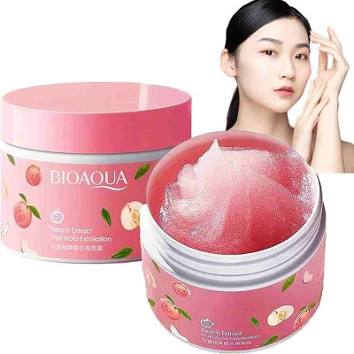 Picture of BIUAQUA PEACE EXTRACT FRUIT ACID EXFOLIATING FACE GEL-140G - Pink
