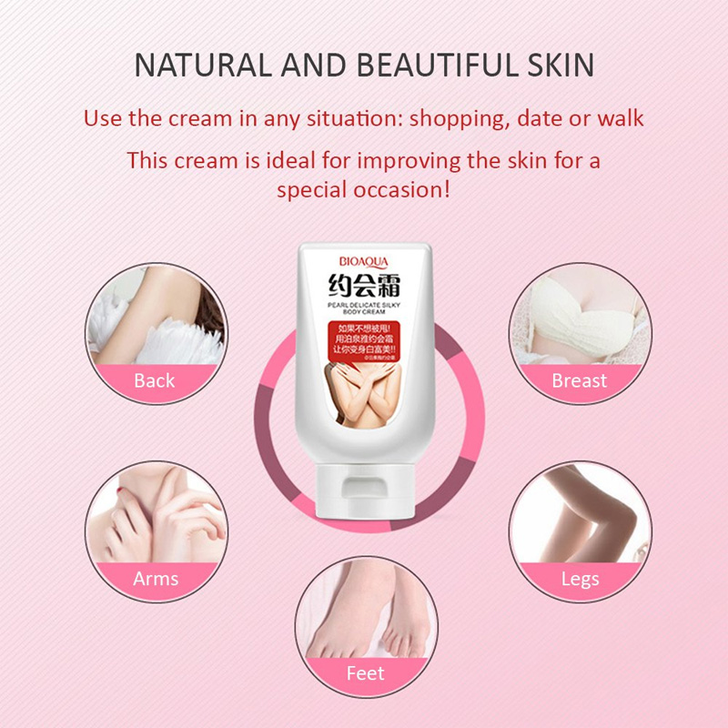 Picture of BIUAQUA Pearl Delicate silky Body Cream Feet Woman skin care -180g