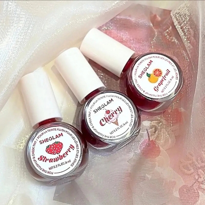 Picture of SHEGLAM For The Flush Lip & Cheek Tint Strawberry + Grapefruit + Cherry combo