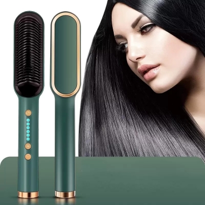 Picture of Professional electric hair straightener - Green