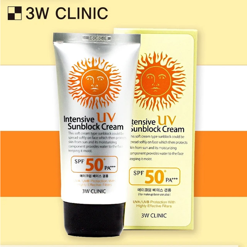 Picture of 3W Clinic Intensive UV Sunblock Cream - Orange