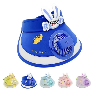 Picture of Summer Cap With rechargeable Fan For Kids & Adult