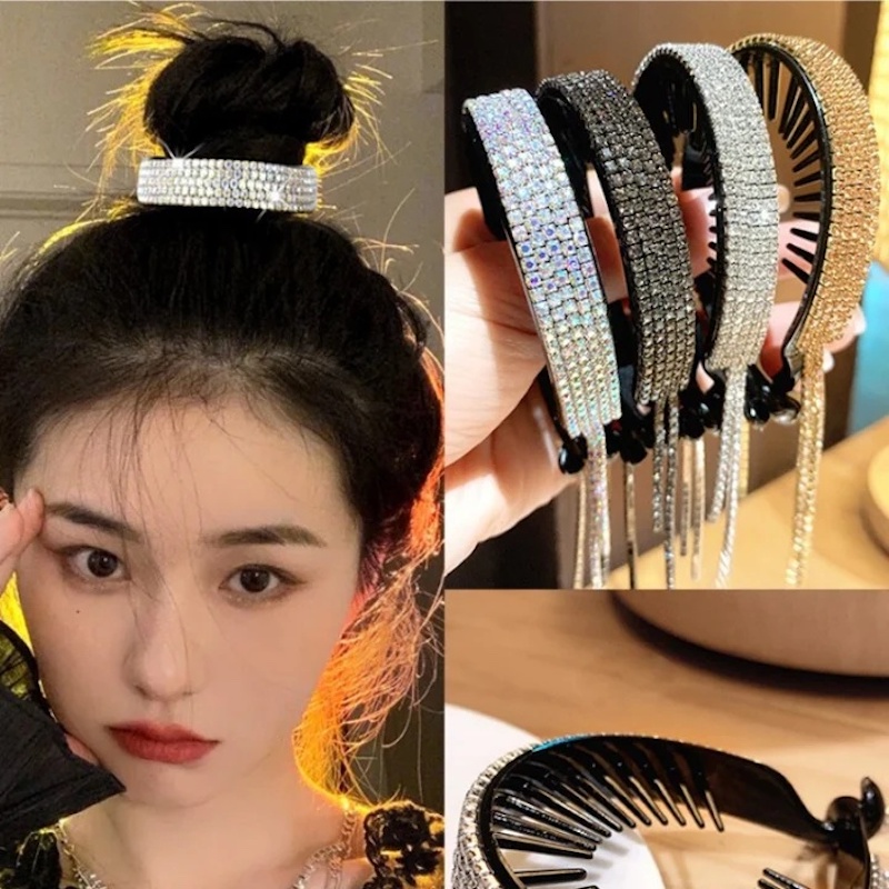 Picture of Ball Head Clip Temperament fixer tassel hair accessories
