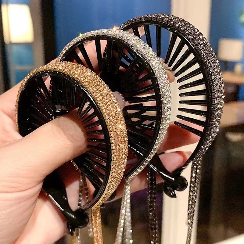 Picture of Ball Head Clip Temperament fixer tassel hair accessories