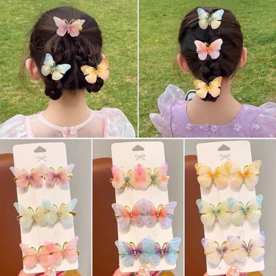 Picture of Colorful Butterfly Hairpins for Girls