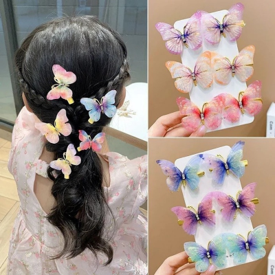 Picture of Colorful Butterfly Hairpins for Girls