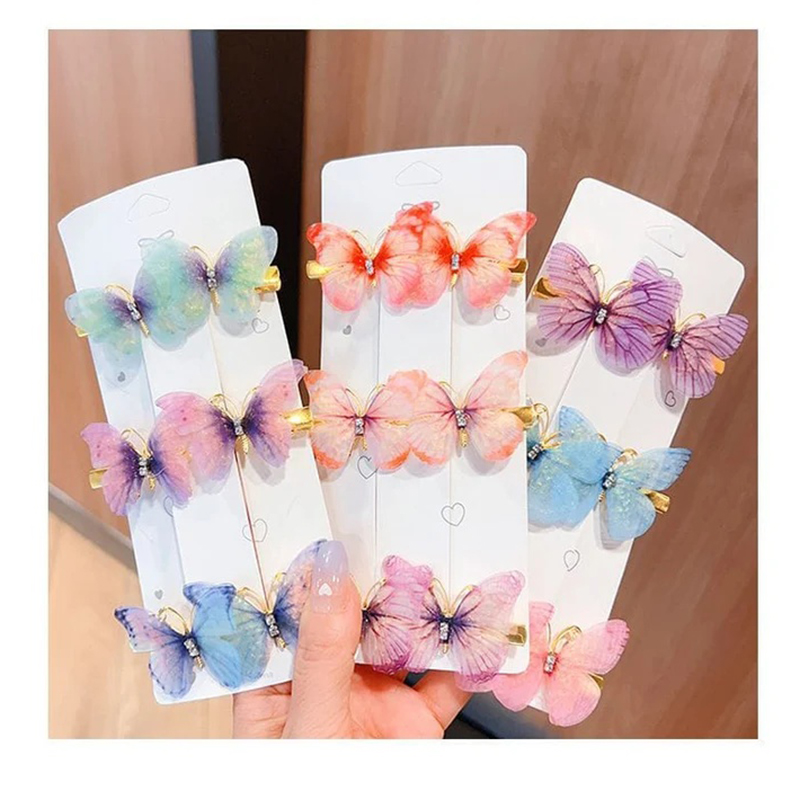 Picture of Colorful Butterfly Hairpins for Girls