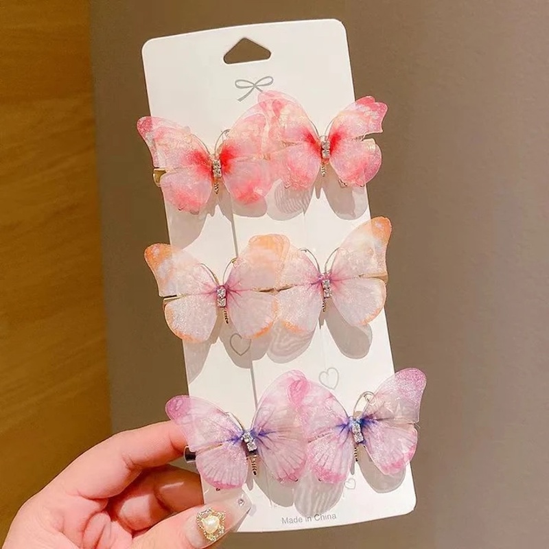 Picture of Colorful Butterfly Hairpins for Girls