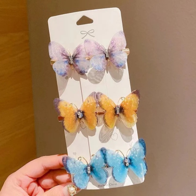 Picture of Colorful Butterfly Hairpins for Girls