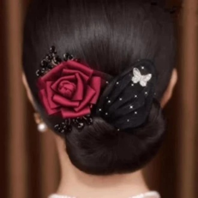 Picture of Simple head flower hair with flower buds