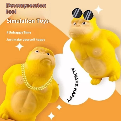 Picture of Gorilla Squeezing Toy Decompression Toy Office Decoration