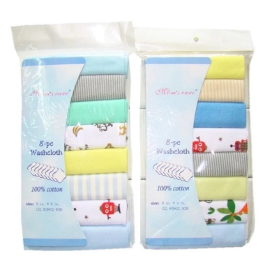 Picture of 8pcs Pack Cotton Newborn Baby Towels