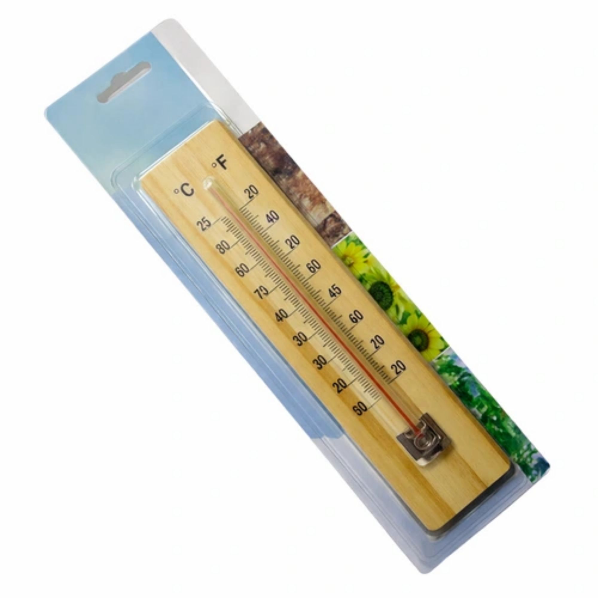Picture of Room Thermometer In-Outdoor Wall Hanging Durable Temperature Meter for Home Office Bangladesh-Yellow
