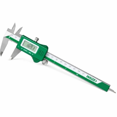 Picture of Insize Digital Slide Caliper 0-300mm 1108-300 Stainless Steel Precision Measuring Tool-Blue