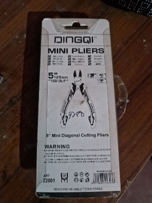 Picture of Mini Cuttin Pliers 5" Heavy Deuty-Black