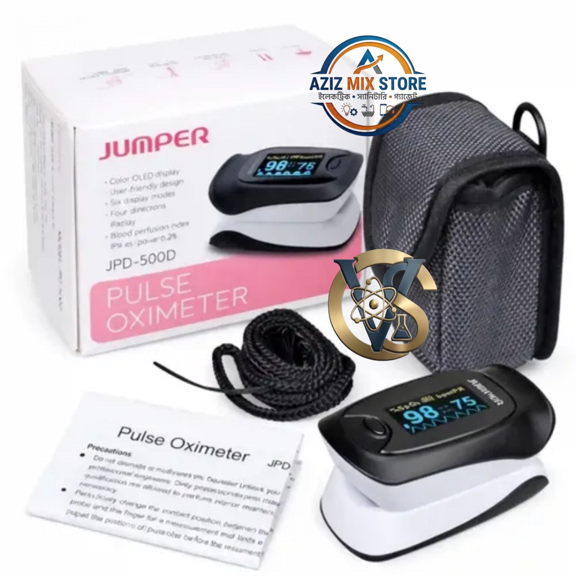 Picture of Jumper Original Pulse Oximeter – Fingertip Blood Oxygen & Pulse Monitor