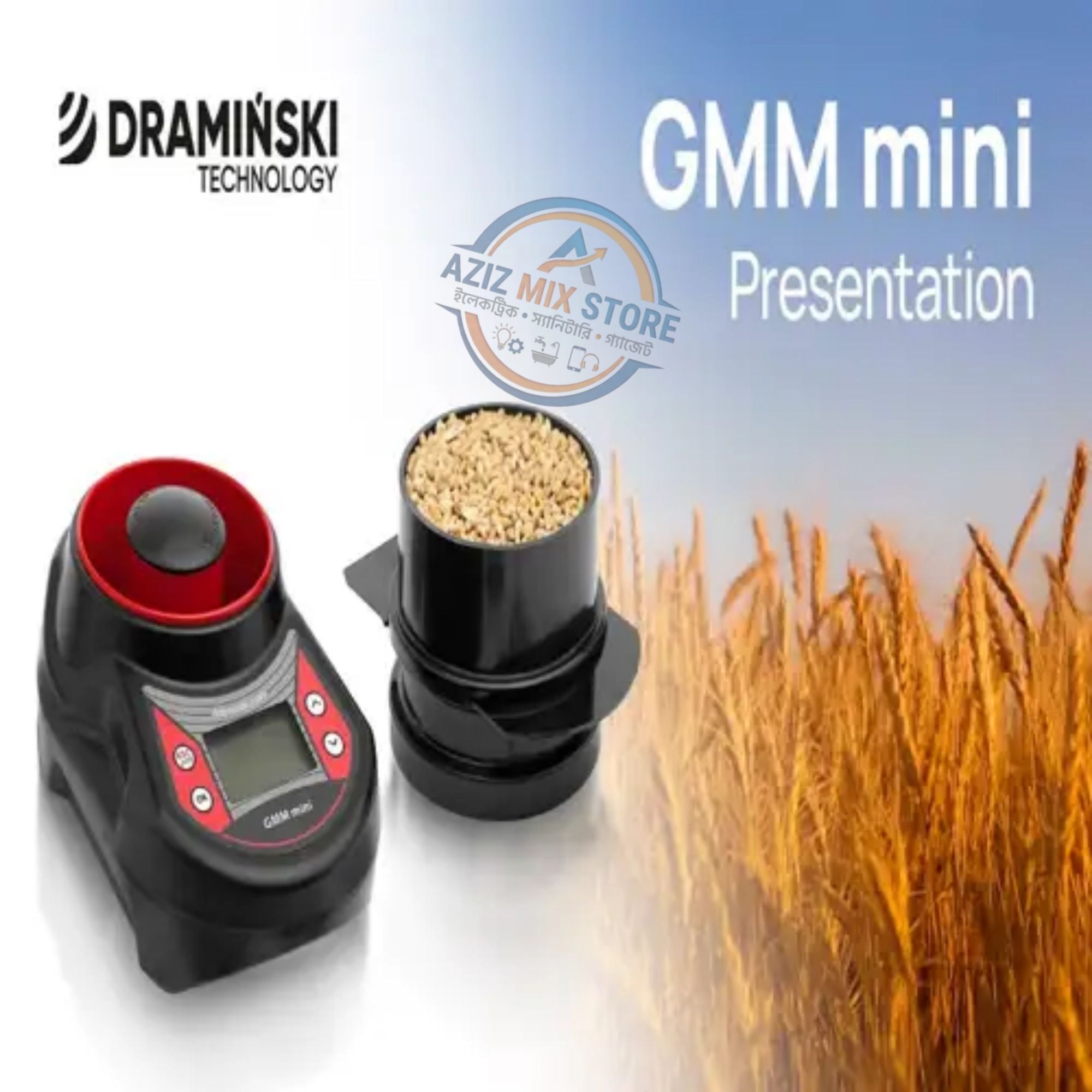 Picture of DRAMIŃSKI GMM Mini Grain Moisture Meter-Black