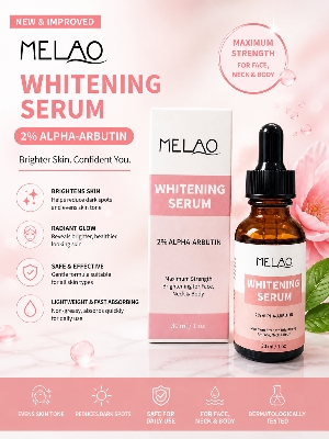 Picture of MELAO Whitening Serum 2% Alpha Arbutin – Brightening, Dark Spot Remover, Even Skin Tone for Face & Body (30ml)