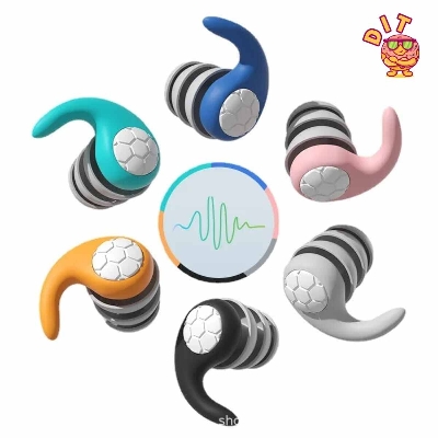 Picture of 3 Layer Noise Cancelling Earplugs – Ultra Soft Silicone Ear plugs for Sleeping, Study, Swimming & Work – Waterproof, Reusable & Skin-Friendly