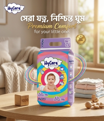Picture of Baby Pant Diaper hycare ( L=9-16 kg) 5 Diaper