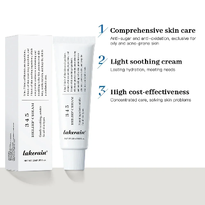 Picture of 345 Relief Magic Cream - Korean Anti-Blemish, Antioxidant Face Moisturizer for Bright, Lifted & Acne-Free Skin (50ml)