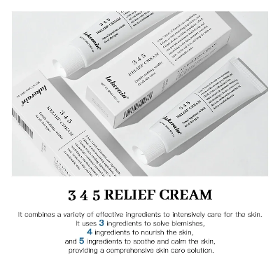 Picture of 345 Relief Magic Cream - Korean Anti-Blemish, Antioxidant Face Moisturizer for Bright, Lifted & Acne-Free Skin (50ml)