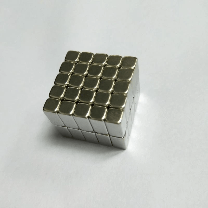 Picture of High-Quality Super Strong Nickel-Copper-Nickel Coated Neodymium Magnets 10x5x5mm for DIY, Office, and Science Projects