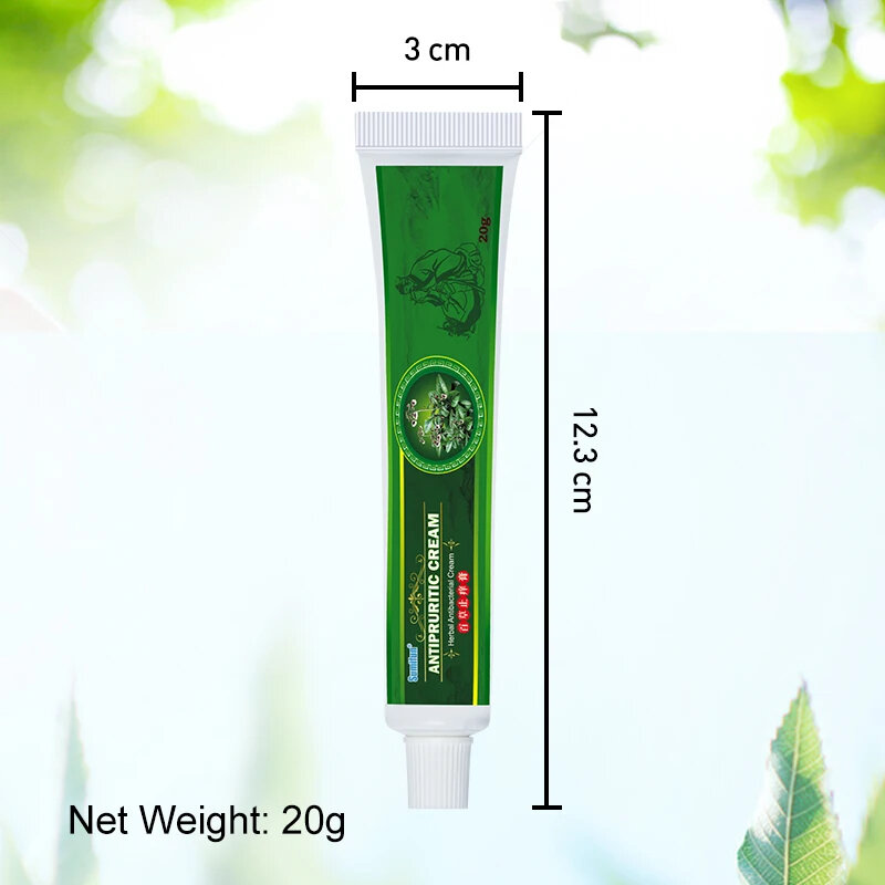 Picture of Sumifun Herbal Anti-Itch Cream 20g – Fast Relief for Eczema, Dermatitis, Psoriasis, Rashes & Mosquito Bites | Herbal Antibacterial Soothing Ointment for Adults & Kids