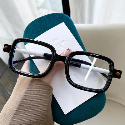 Picture of Square Reading Glasses for Men & Women | Fashion Retro Presbyopia Eyewear | Unisex Spectacles (+1.0 to +4.0)