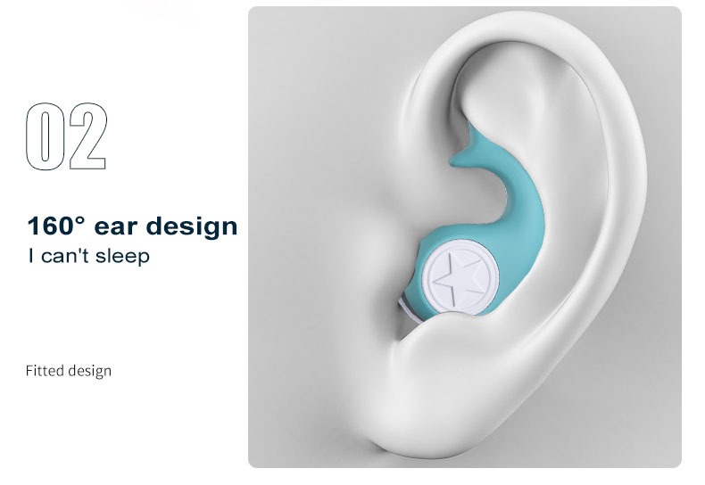 Picture of Professional Noise-Reducing Silicone Earplugs (Up to 40dB) — Reusable, Washable 3-Layer Soundproof Design for Sleep, Study, Travel & Concerts (4 Colors)