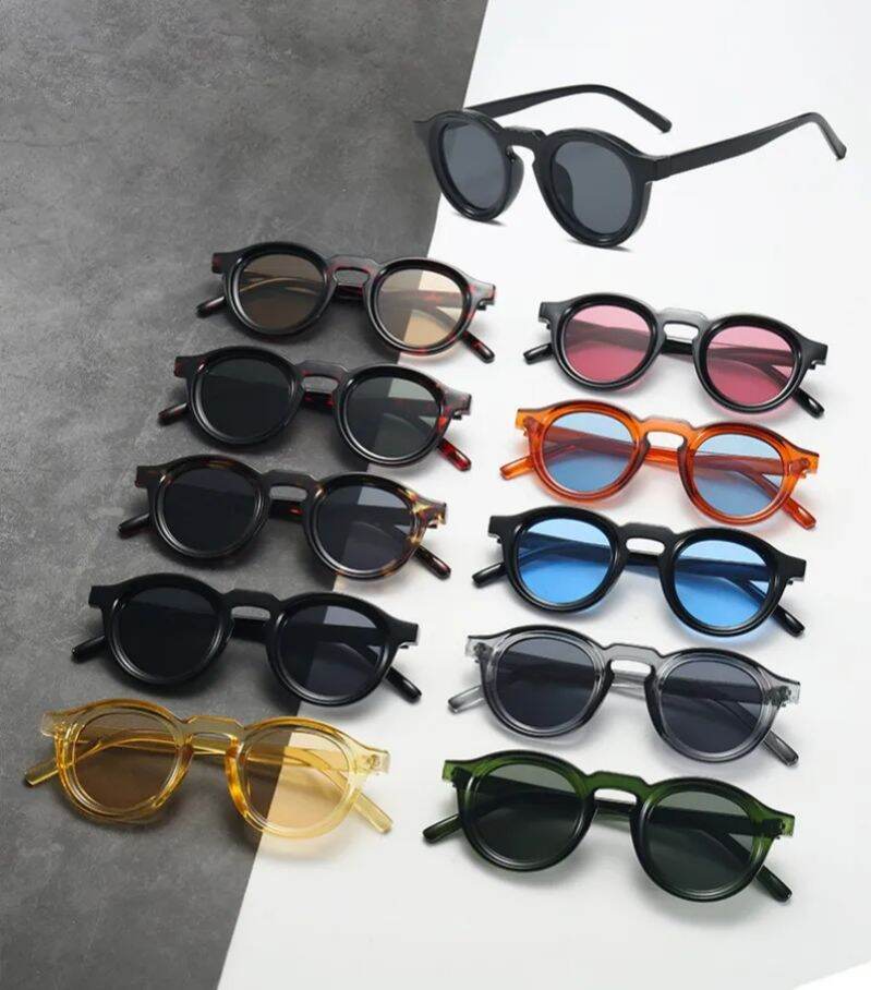 Picture of Classical Retro Round Sunglasses Unisex UV400 Fashion Eyewear with Multiple Color Options