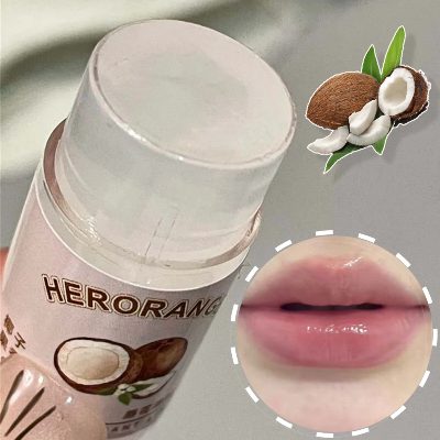 Picture of HERORANGE Flower Elegant Tinted Lip Balm | 12 Coconut Fruit Shades | Moisturizing & Nourishing Lip Tint | SPF 15 | With Shea Butter, Coconut Oil & Hyaluronic Acid