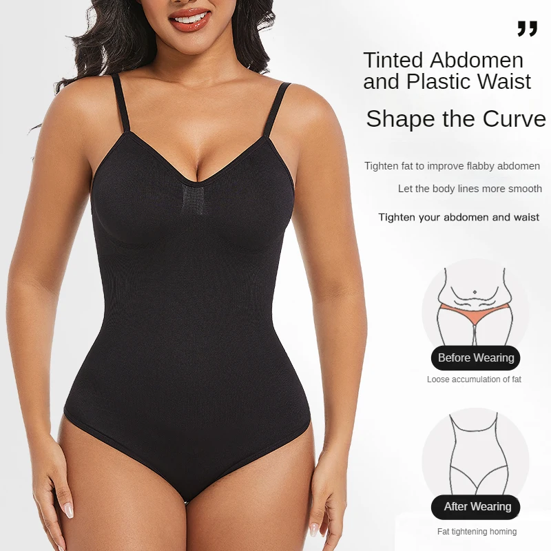 Picture of Seamless Low Back Bodysuit Shapewear | Tummy Control & Waist Shaper | Hip Shaping Seamless Bottom | Built-In Bust Support | Backless Body Shaper for Women